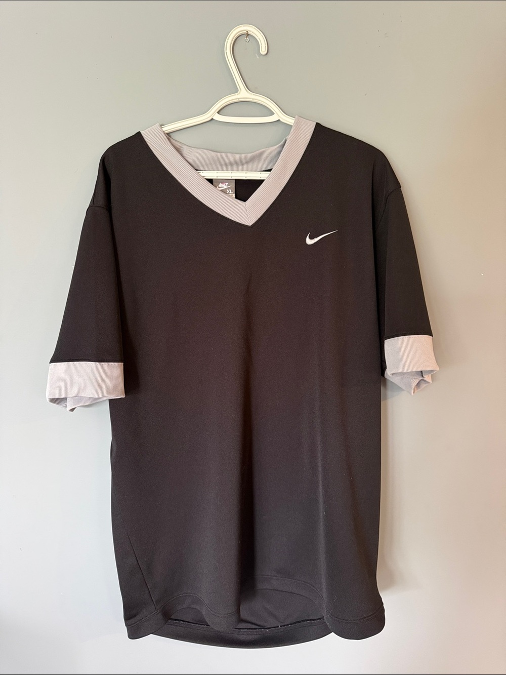 Nike Black Short Sleeve Jersey Top